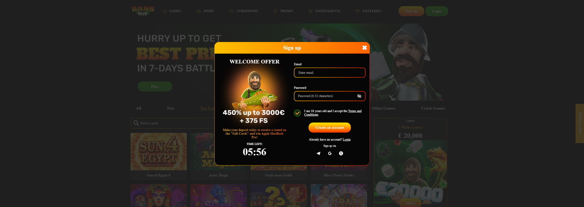 Bass Win Casino Login Image 2 Bass Win Casino Login Image 2